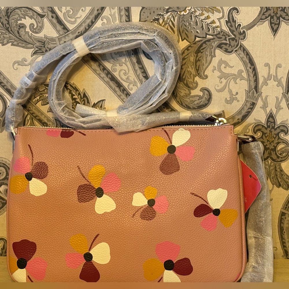 Kate Spade Pink Floral Crossbody Bag - Picture 6 of 12